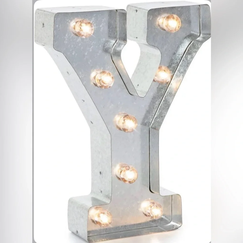 Darice Vintage Metal Marquee Letter 